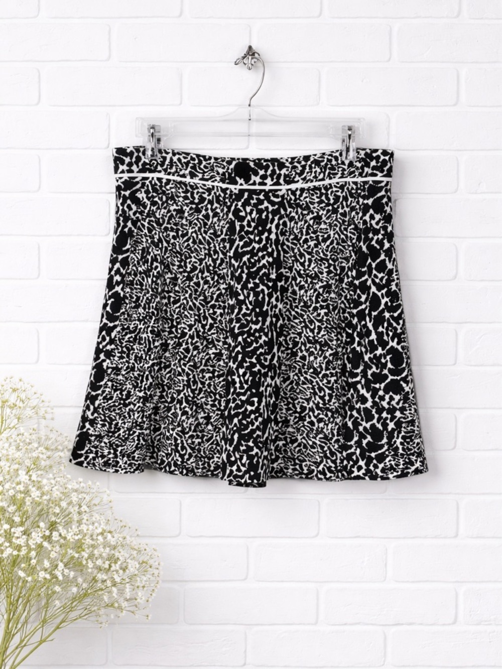Lane Bryant NWT Animal Print A-Line Sweater Skirt Size 14/16
